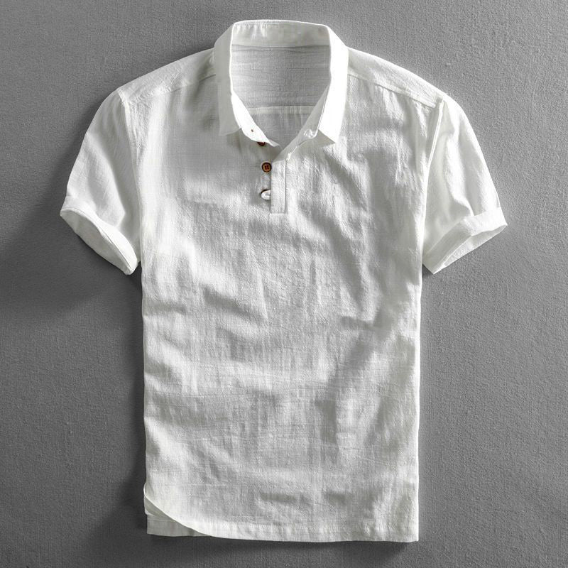 Lorenzo | Linen Polo Shirt