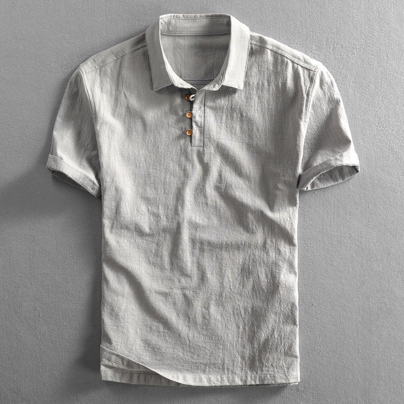 Lorenzo | Linen Polo Shirt