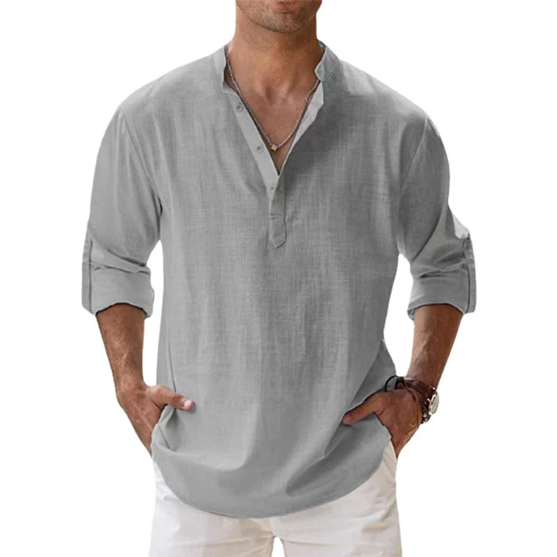 Uberto Cotton Linen Shirt
