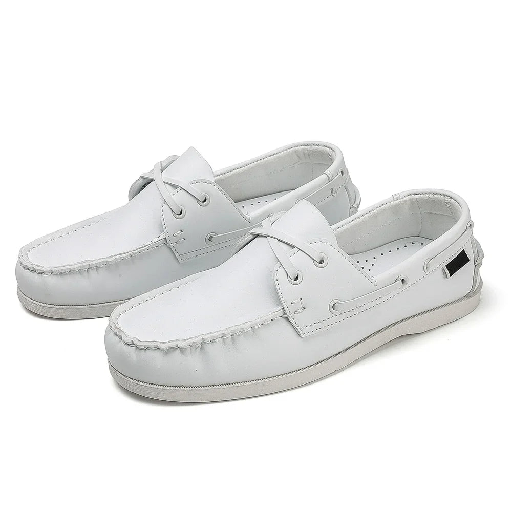 Rafaele Contrast Stitch Loafers