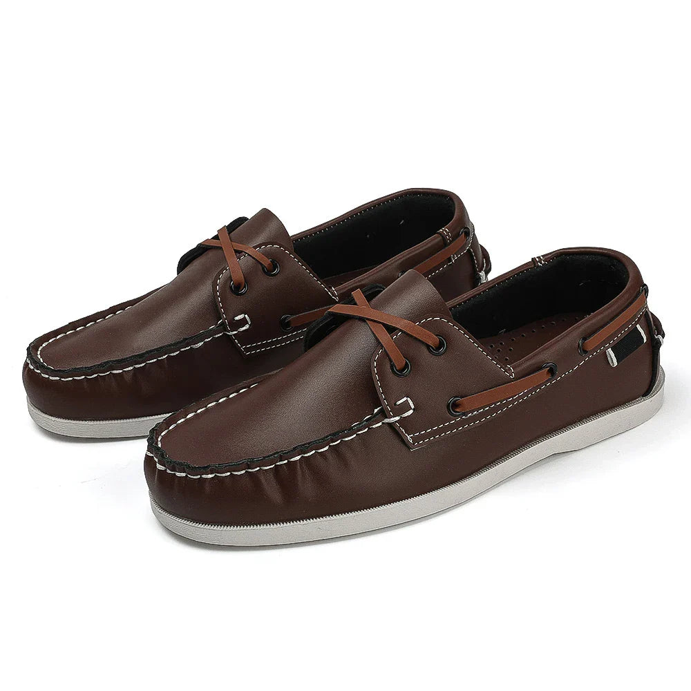 Rafaele Contrast Stitch Loafers
