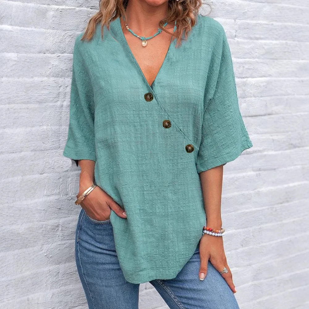 Bianca Linen Top