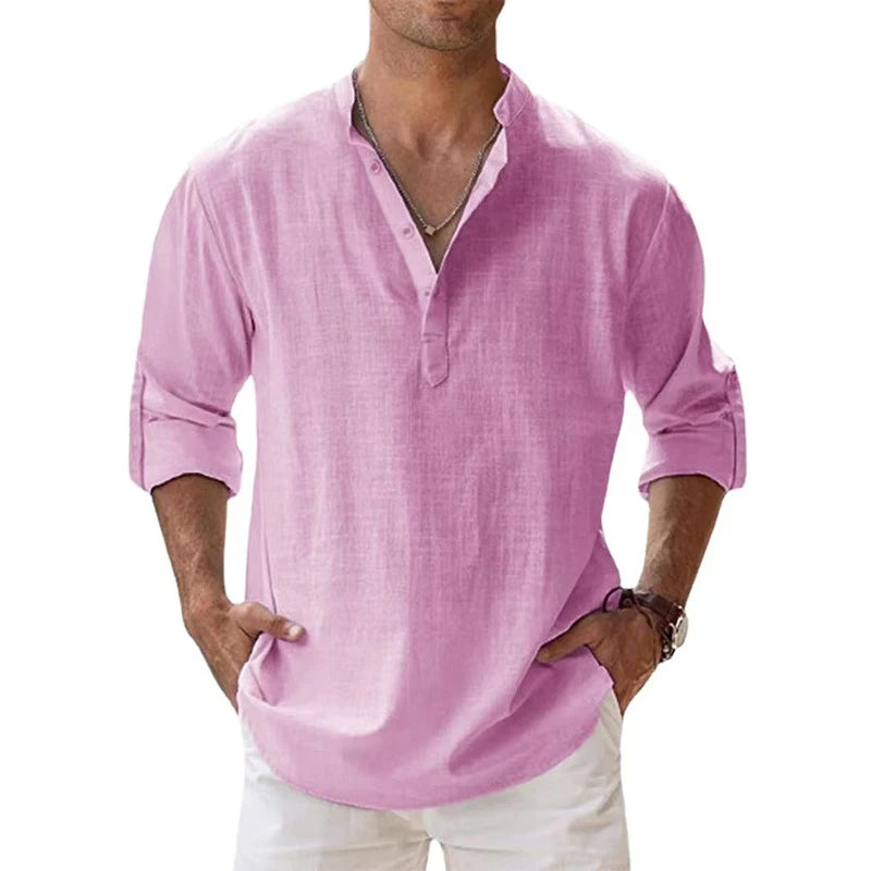Uberto Cotton Linen Shirt