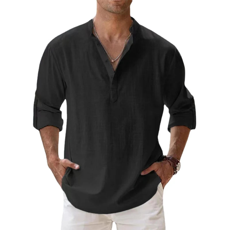 Uberto Cotton Linen Shirt