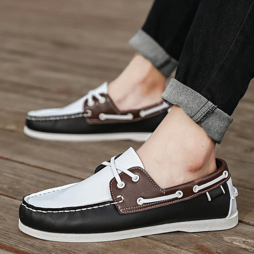 Rafaele Contrast Stitch Loafers