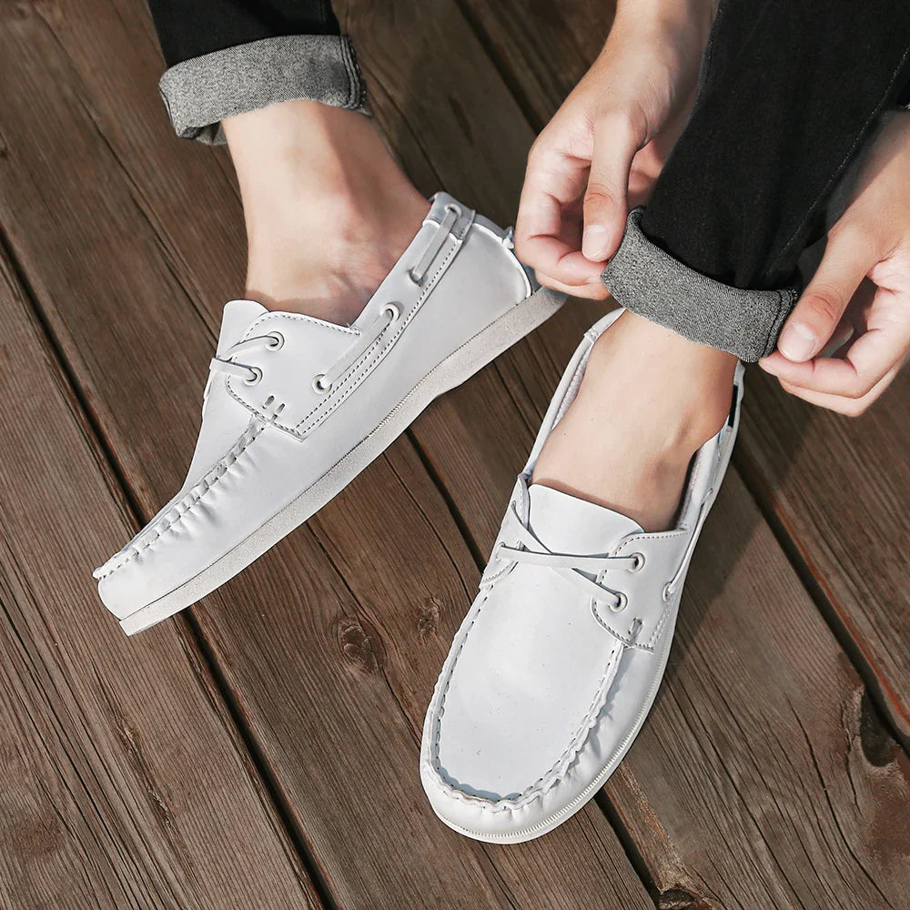 Rafaele Contrast Stitch Loafers