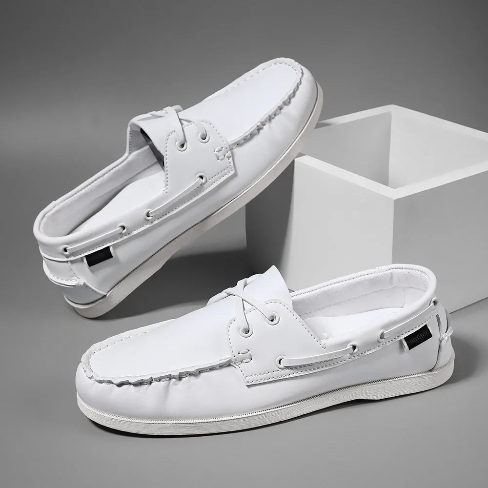 Rafaele Contrast Stitch Loafers
