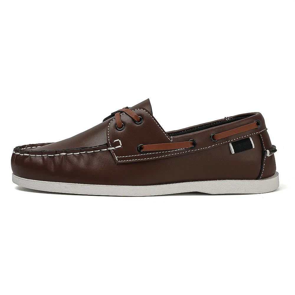 Rafaele Contrast Stitch Loafers
