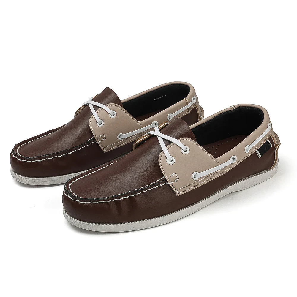 Rafaele Contrast Stitch Loafers