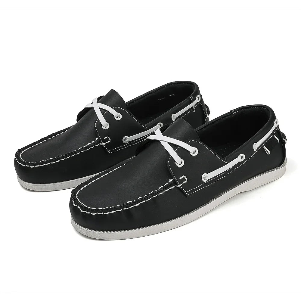 Rafaele Contrast Stitch Loafers