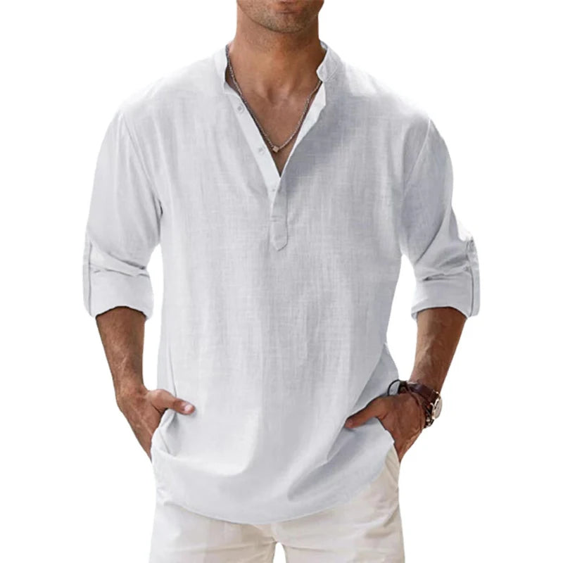 Uberto Cotton Linen Shirt