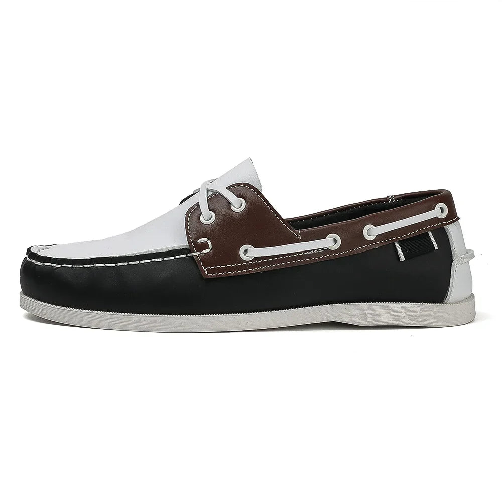 Rafaele Contrast Stitch Loafers
