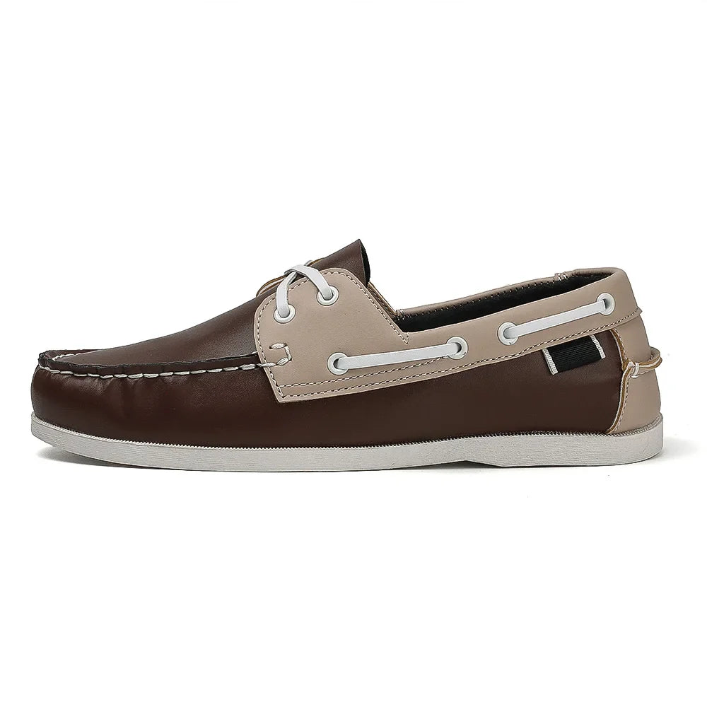 Rafaele Contrast Stitch Loafers