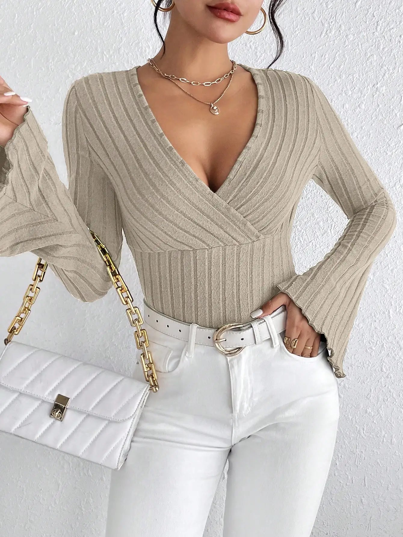 Teodora Slim Striped Top