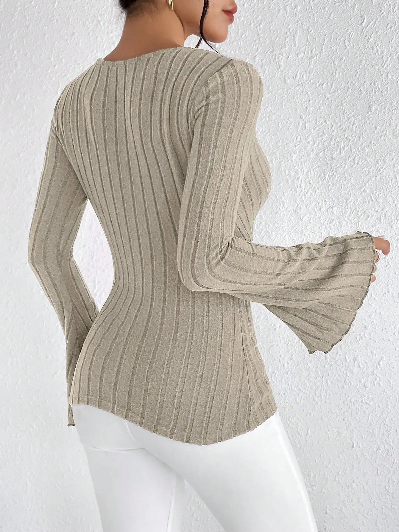 Teodora Slim Striped Top