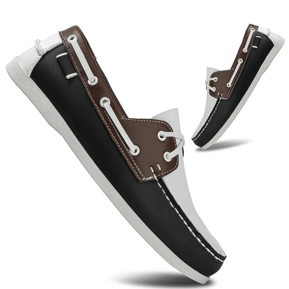 Rafaele Contrast Stitch Loafers