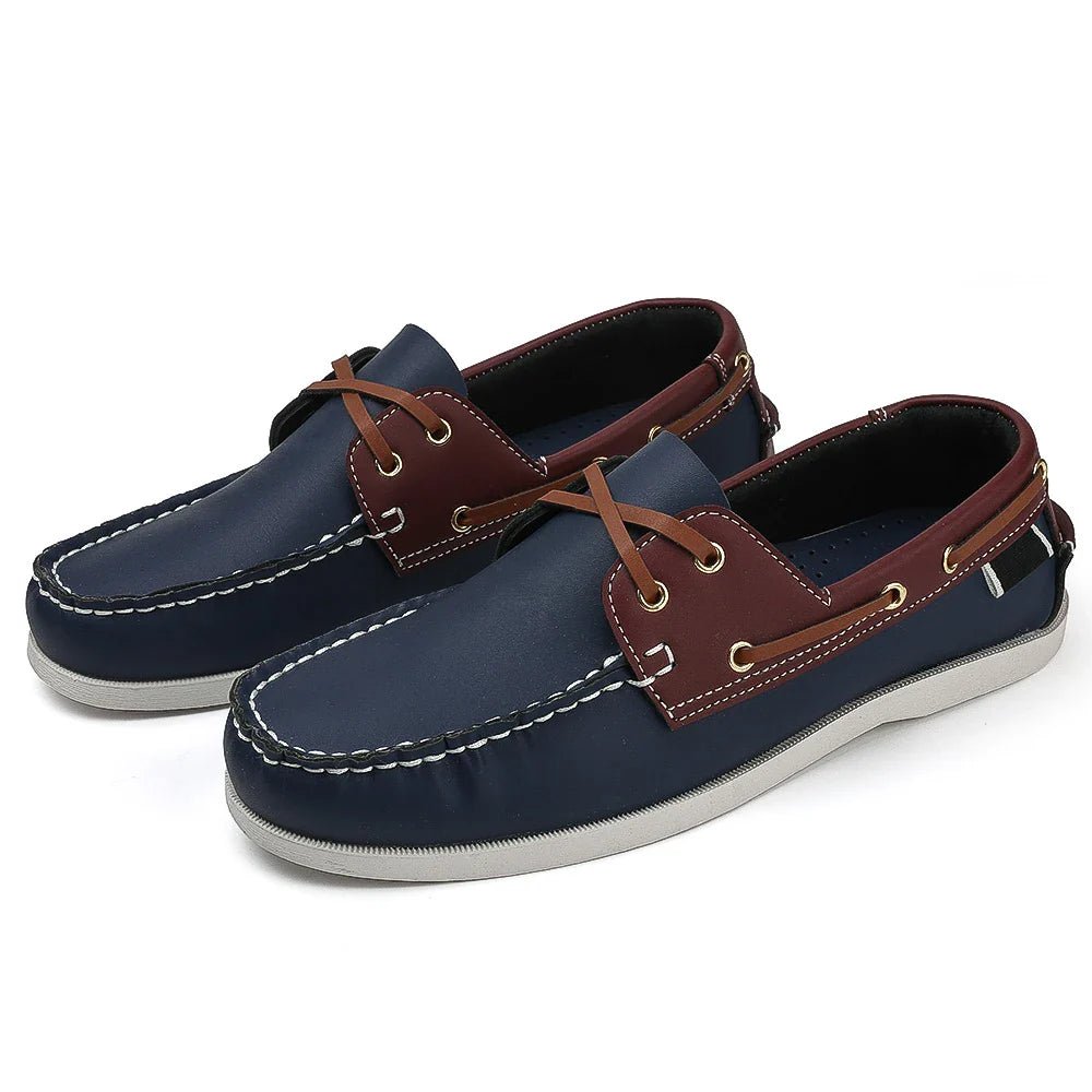 Rafaele Contrast Stitch Loafers