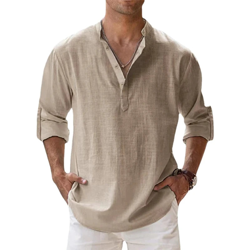 Uberto Cotton Linen Shirt