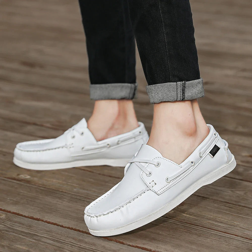 Rafaele Contrast Stitch Loafers