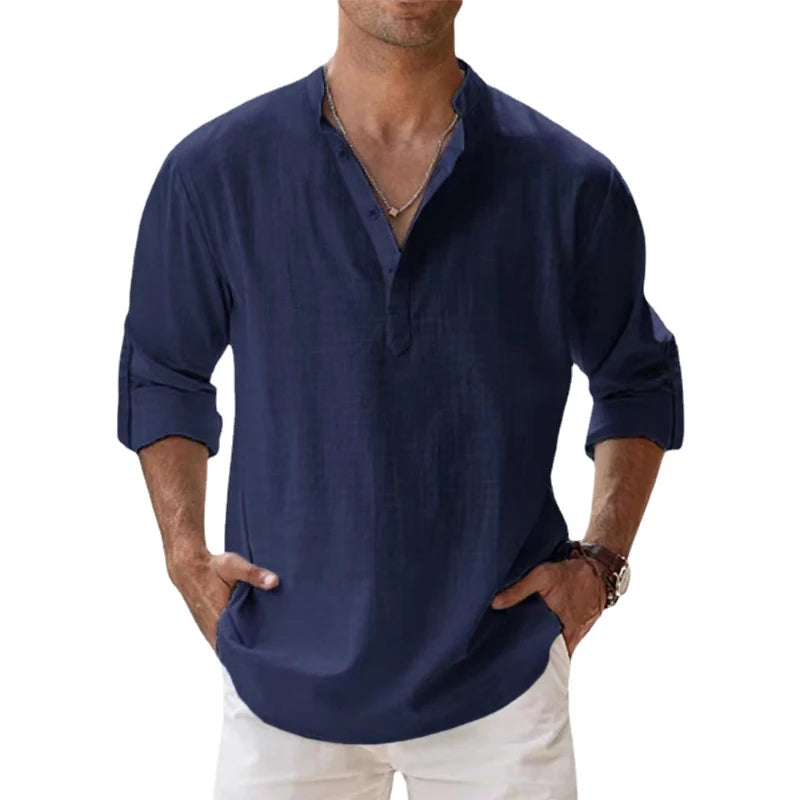 Uberto Cotton Linen Shirt
