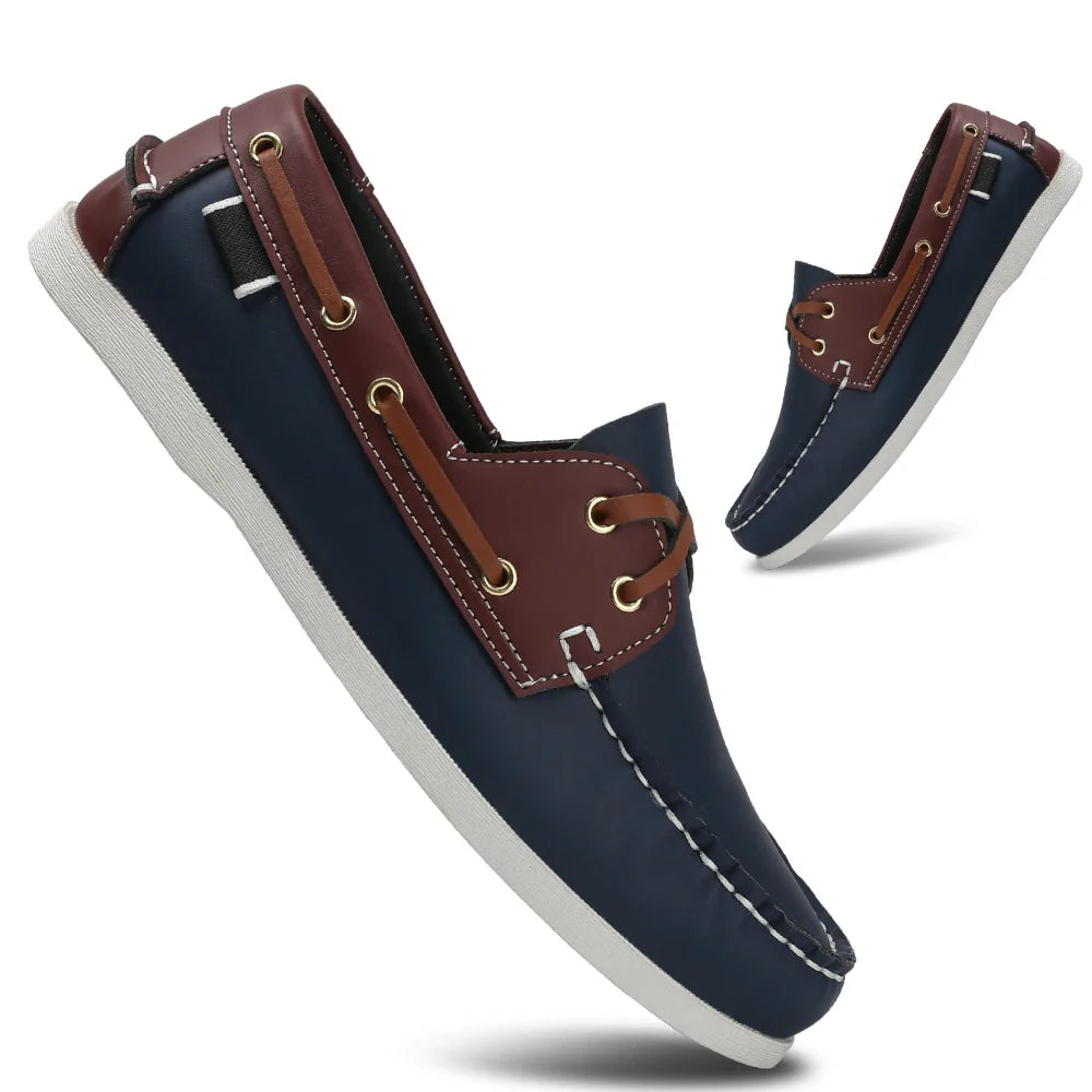 Rafaele Contrast Stitch Loafers
