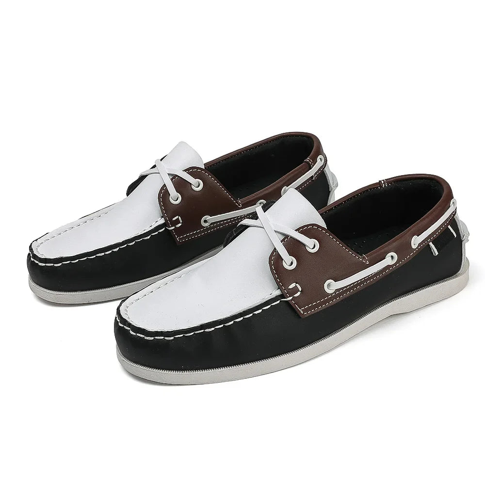 Rafaele Contrast Stitch Loafers