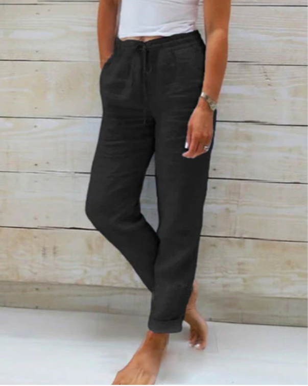 Roberta - Casual Drawstring Pants
