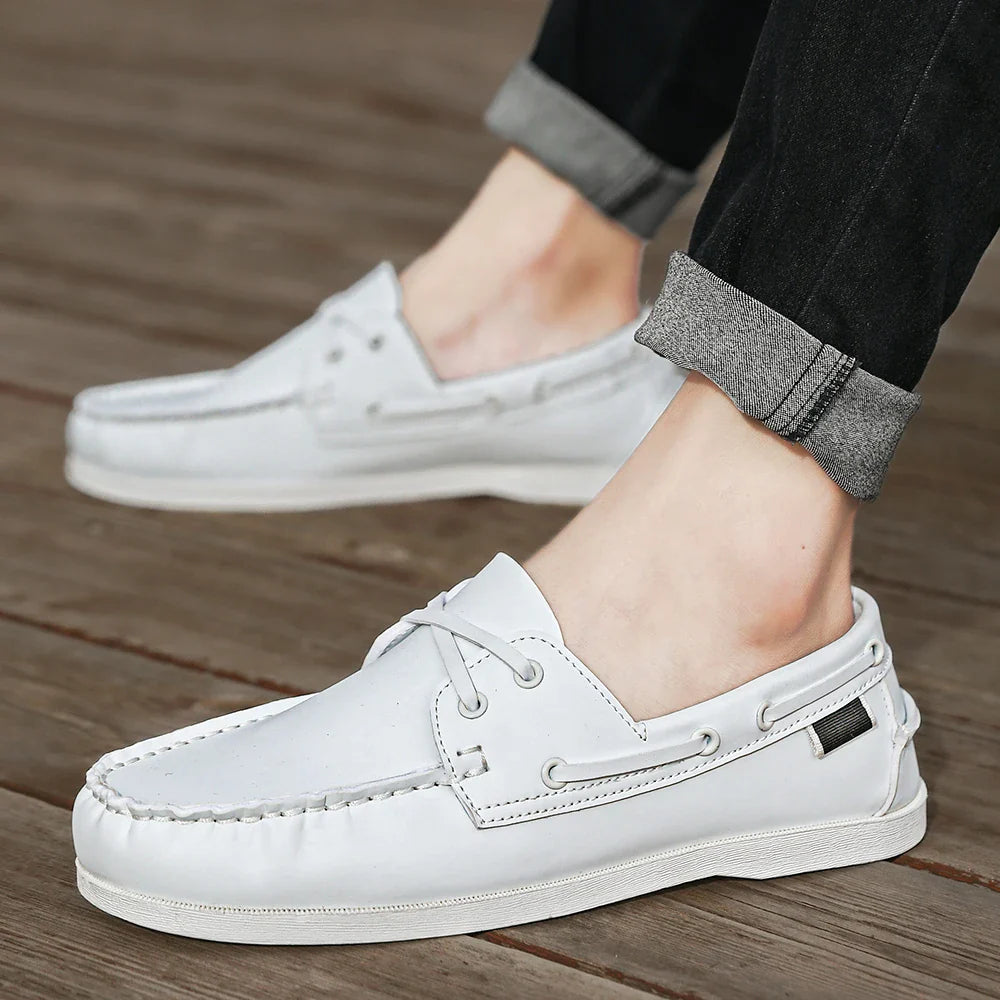 Rafaele Contrast Stitch Loafers