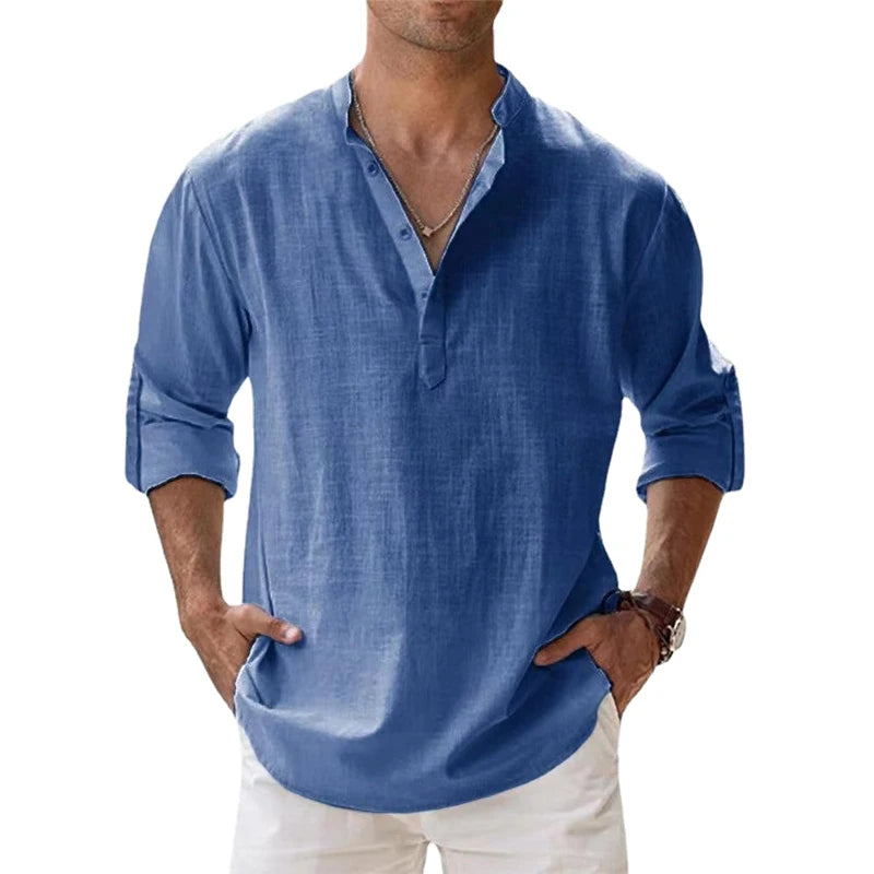 Uberto Cotton Linen Shirt