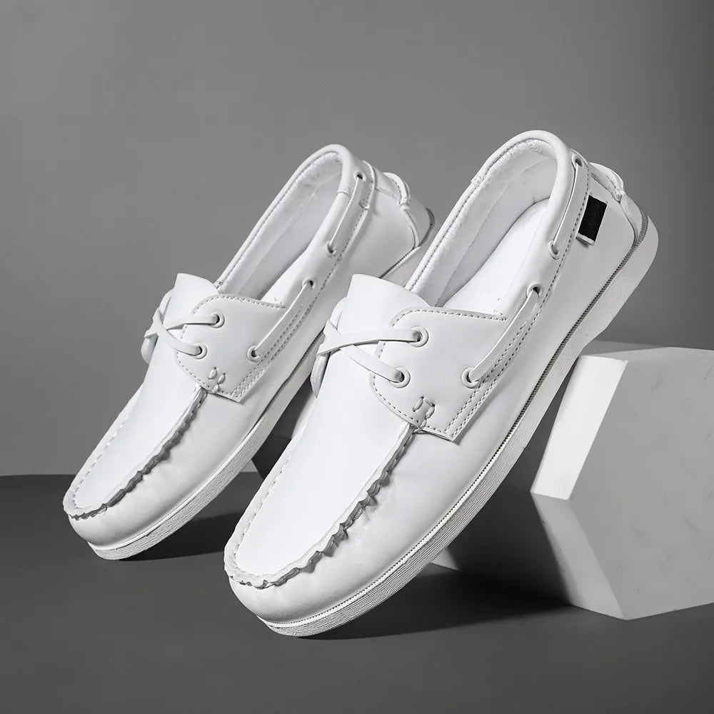 Rafaele Contrast Stitch Loafers