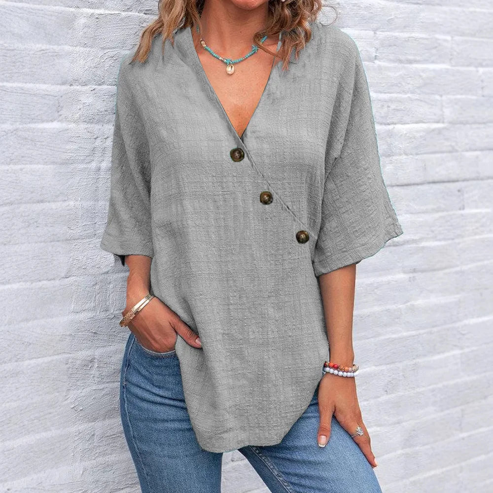 Bianca Linen Top
