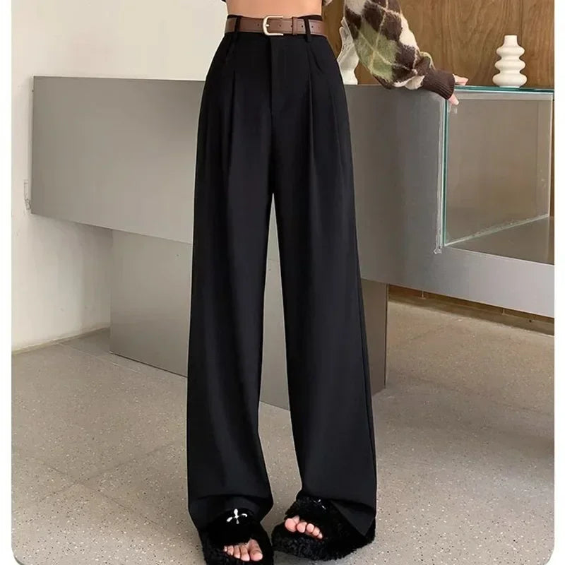 Claudia Breathable High Waist Leg Trousers