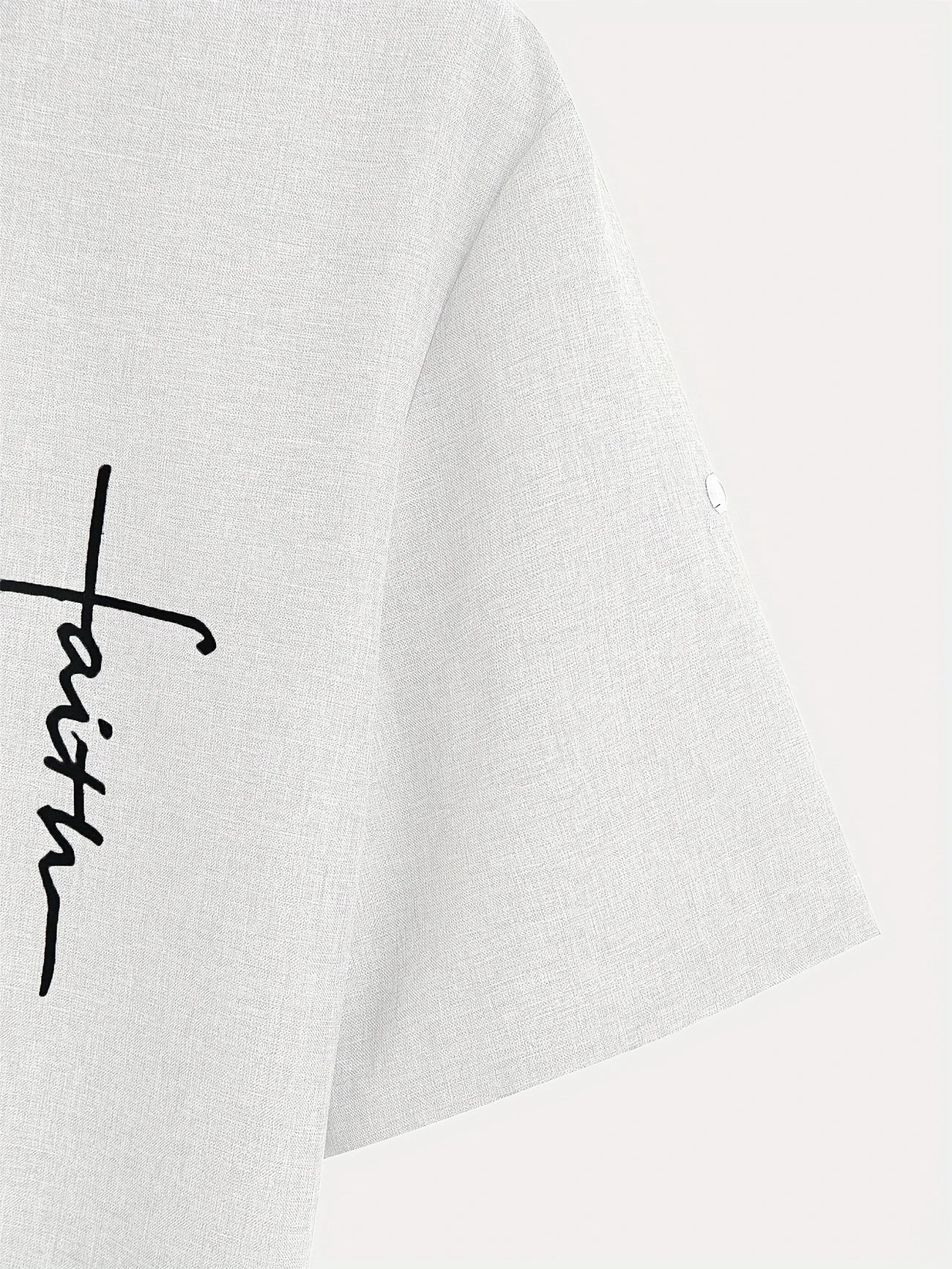 Marano - Elegant Short Sleeve Shirt With Stand-Up Collar