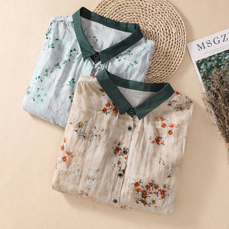 Livia Linen Blouse