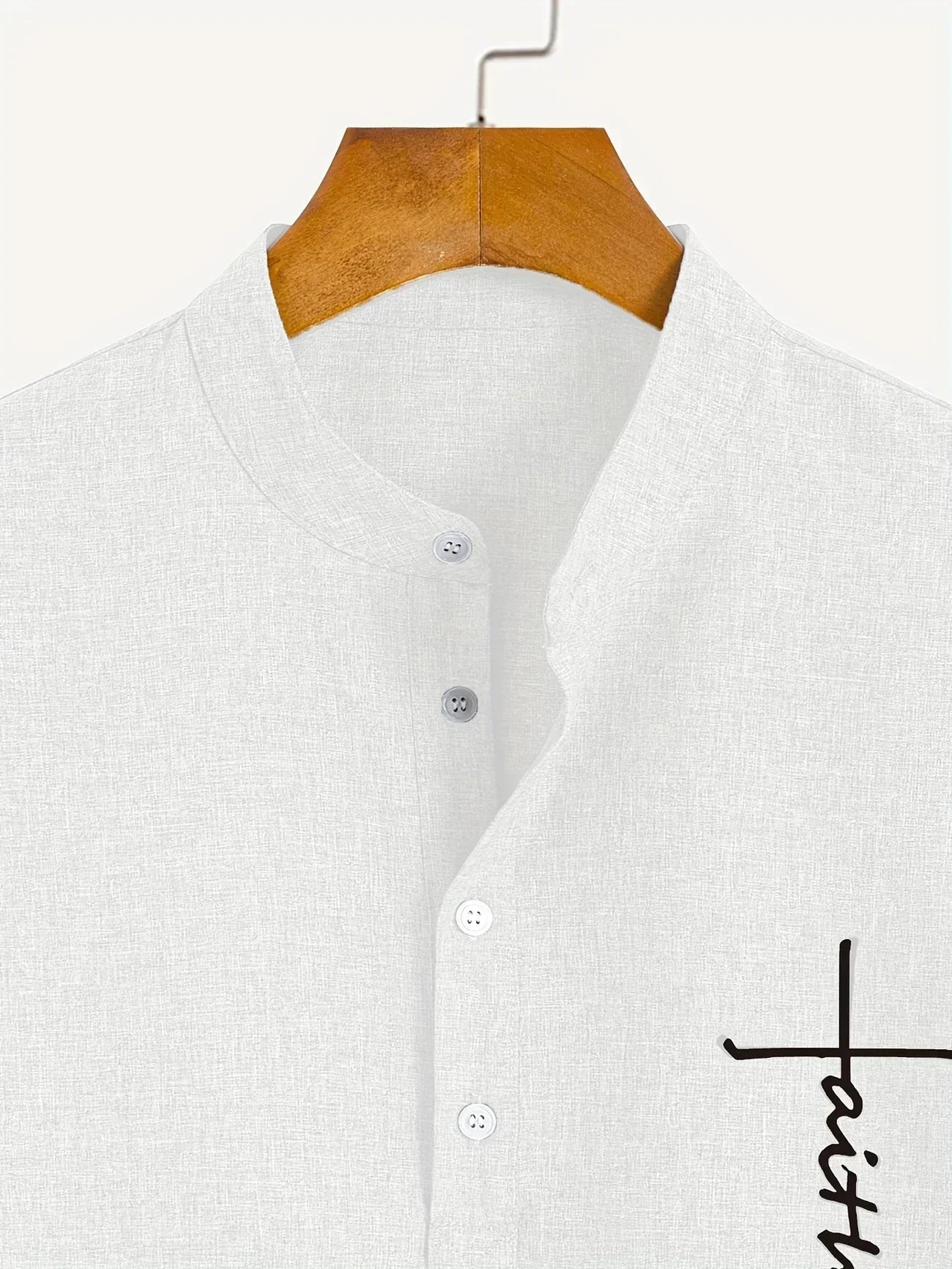 Marano - Elegant Short Sleeve Shirt With Stand-Up Collar