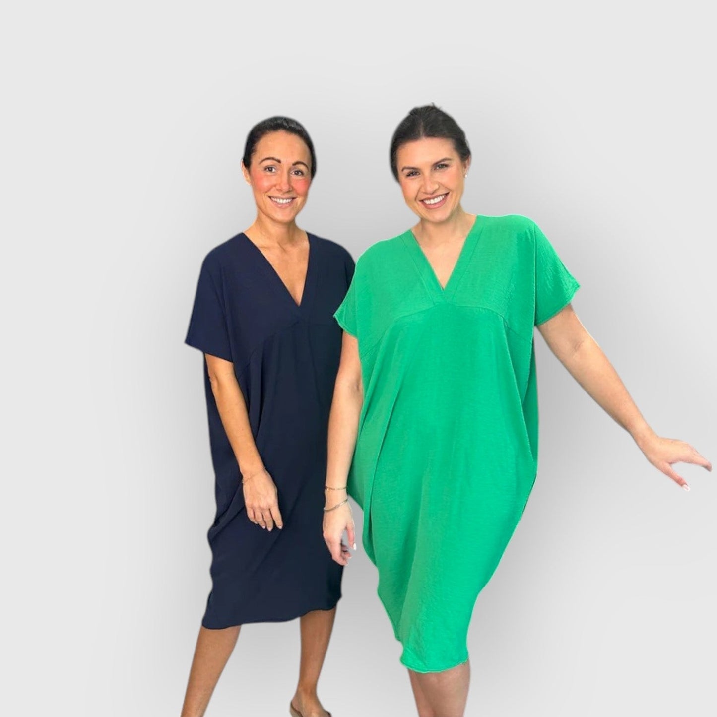 Luciana V Neck Dress