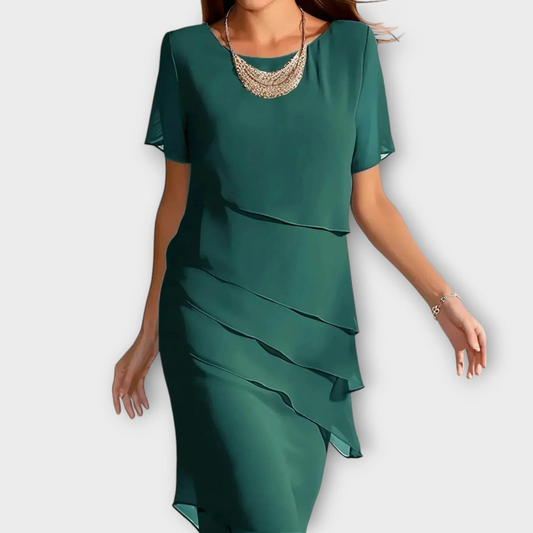 Giulia Silhouette Drape Dress
