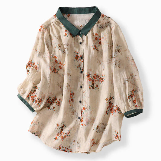 Livia Linen Blouse