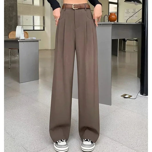 Claudia Breathable High Waist Leg Trousers