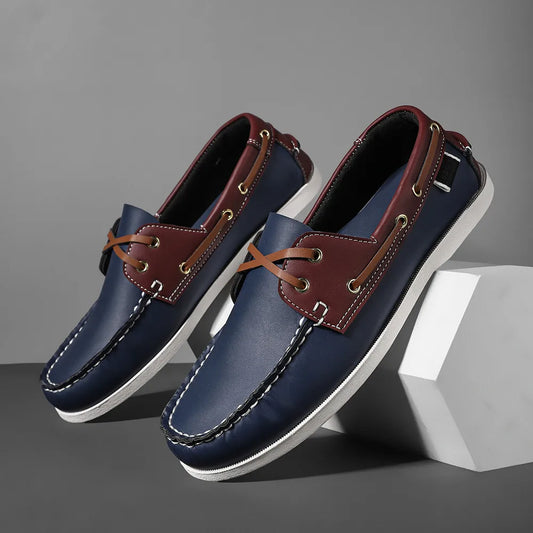 Rafaele Contrast Stitch Loafers
