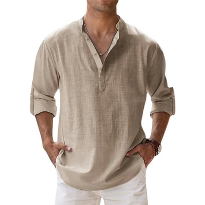 Uberto Cotton Linen Shirt
