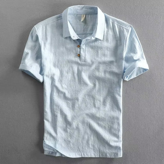 Lorenzo | Linen Polo Shirt