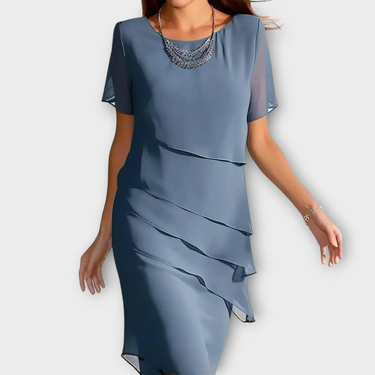 Giulia Silhouette Drape Dress