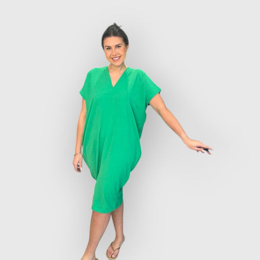 Luciana V Neck Dress
